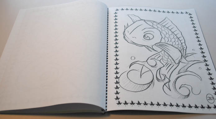 koi tattoo flash book. Check out my tattoos at www.